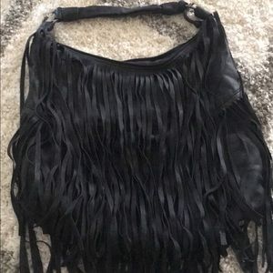 Kardashian Kollection-Fringe Shoulder bag